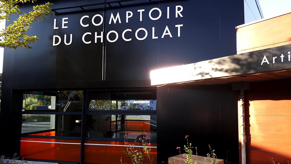 COMPTOIR DU CHOCOLAT - CRÉATION GRAPHIQUE ENSEIGNE