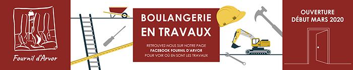 FOURNIL D'ARVOR - BÂCHE DE TRAVAUX